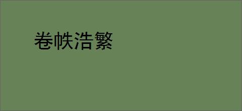 卷帙浩繁