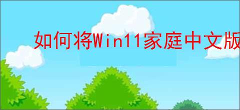 如何将Win11家庭中文版切换成英文版