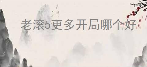 老滚5更多开局哪个好