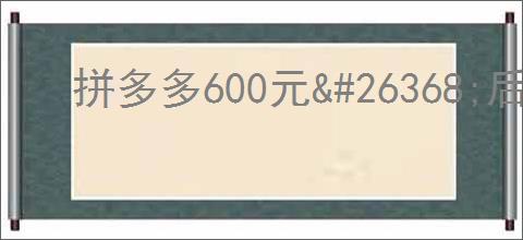 拼多多600元<a href=