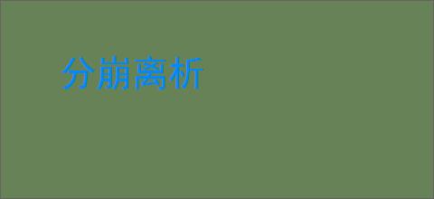 分崩离析