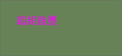 蹈矩践墨