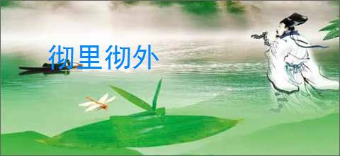 彻里彻外