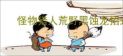 怪物猎人荒野黑蚀龙招式怎么应对