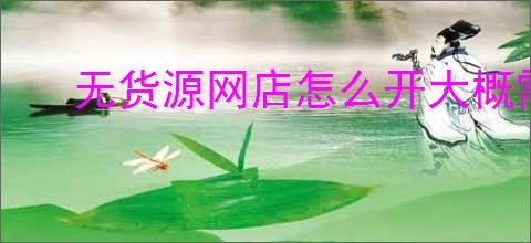 无货源网店怎么开大概需要多少钱？无货源网店需要的启动资金是多少？
