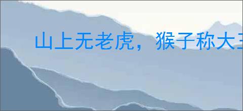 山上无老虎，猴子称大王