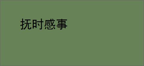 抚时感事