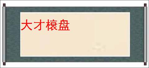 大才榱盘