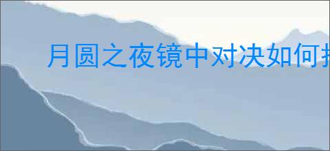 月圆之夜镜中对决如何搭配入场流