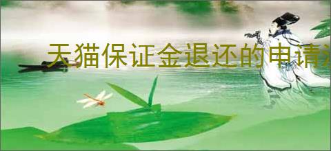 天猫保证金退还的申请流程与注意事项