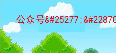 公众号<a href=
