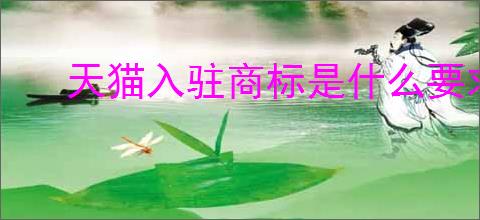 天猫入驻商标是什么要求?条件是什么?