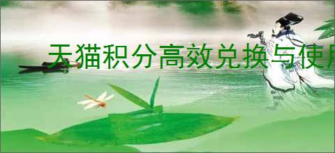 天猫积分高效兑换与使用指南：全面解析兑换方法与使用技巧