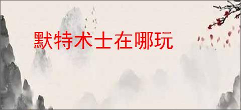 默特术士在哪玩
