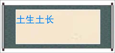 土生土长