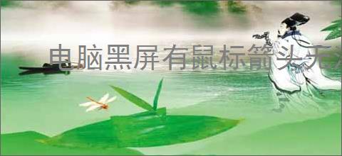 电脑黑屏有鼠标箭头无法进入桌面