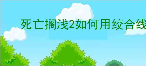死亡搁浅2如何用绞合线固定背包货物
