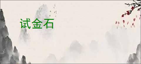 试金石
