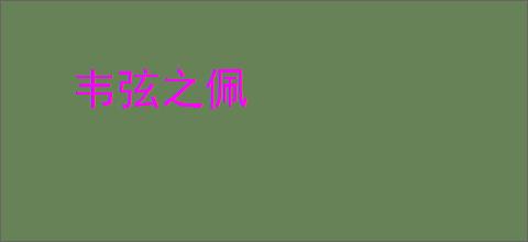 韦弦之佩