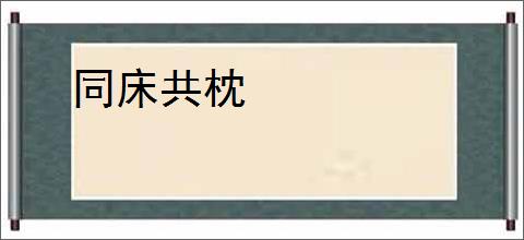 同床共枕