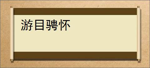 游目骋怀