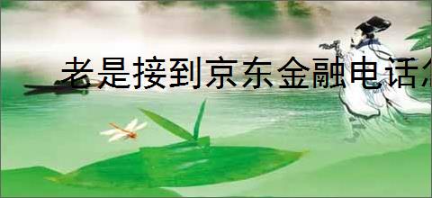 老是接到京东金融电话怎么办