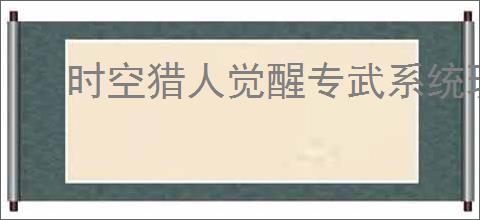 时空猎人觉醒专武系统玩法是什么