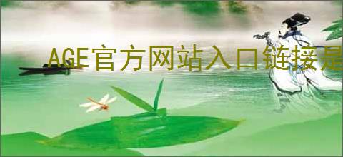 AGE官方网站入口链接是什么